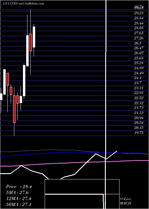  monthly chart CiveoCorporation