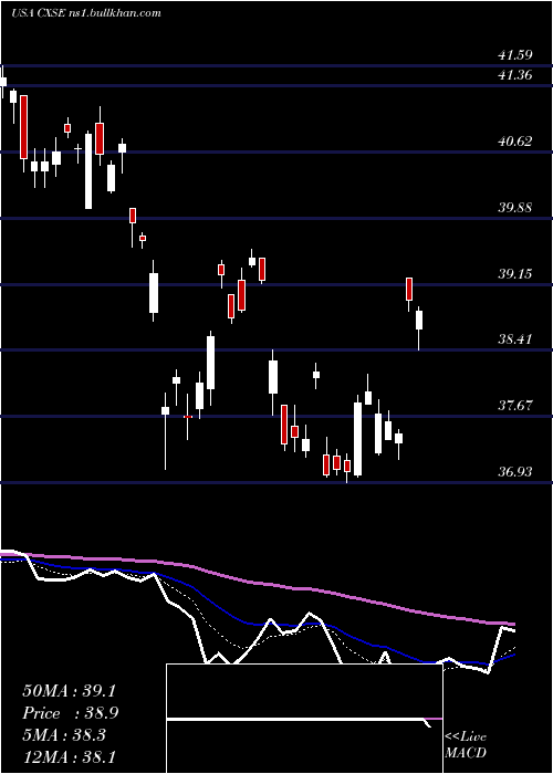  Daily chart WisdomtreeChina