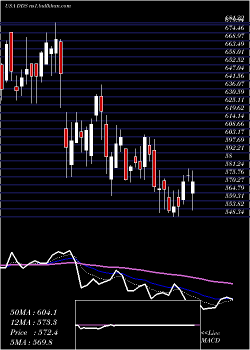  Daily chart DillardS