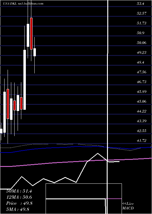  monthly chart DelekLogistics