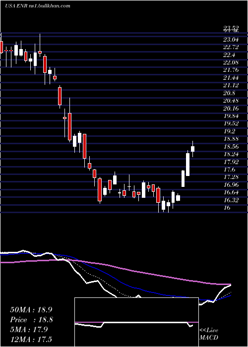  Daily chart EnergizerHoldings