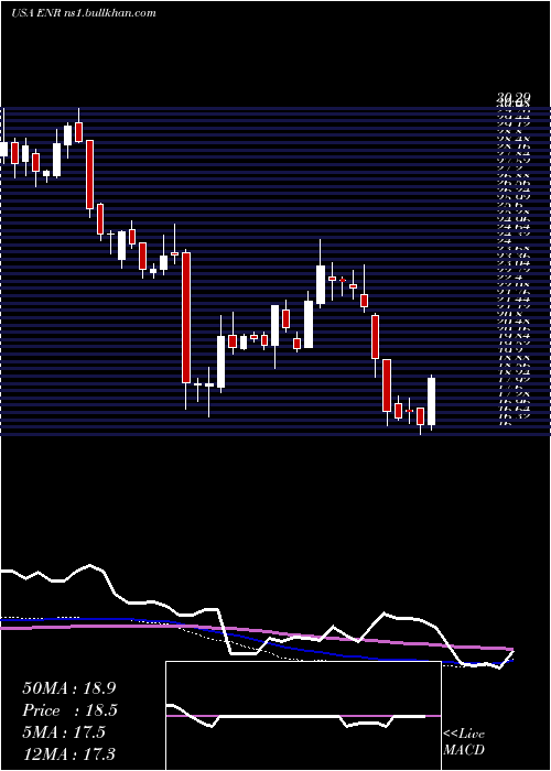  weekly chart EnergizerHoldings
