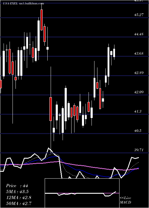  Daily chart ExelixisInc
