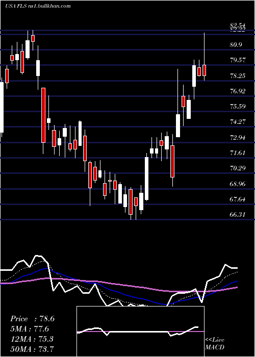  Daily chart FlowserveCorporation