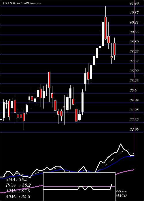  Daily chart HalliburtonCompany
