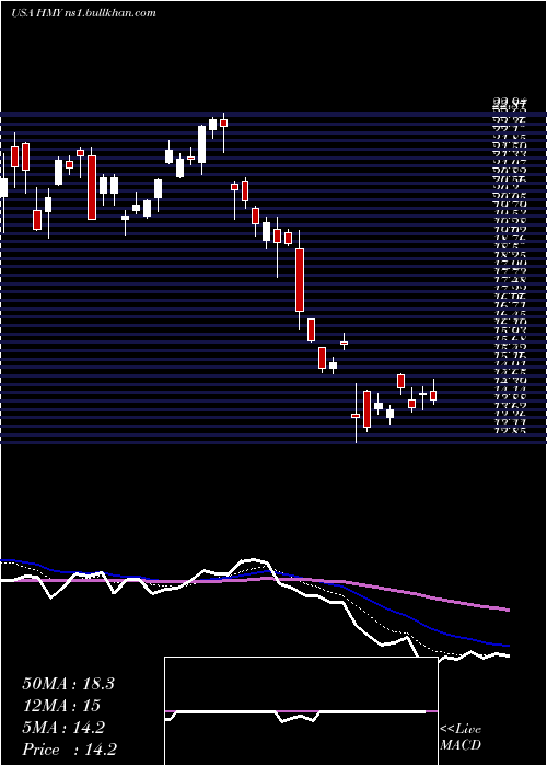  Daily chart HarmonyGold
