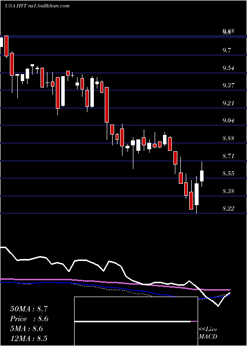  weekly chart BlackrockCorporate