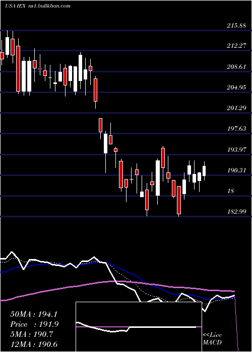  Daily chart IdexCorporation