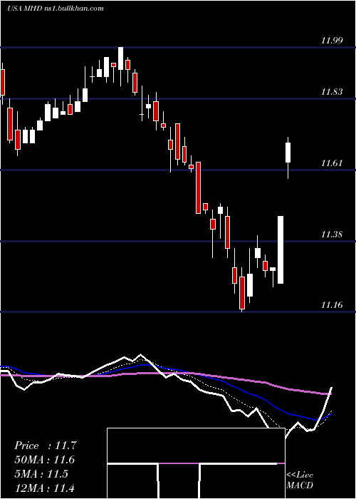  Daily chart BlackrockMuniholdings