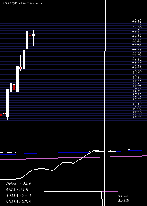  monthly chart MovadoGroup
