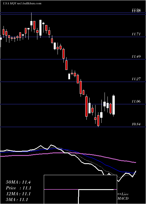  Daily chart BlackrockMuniyield