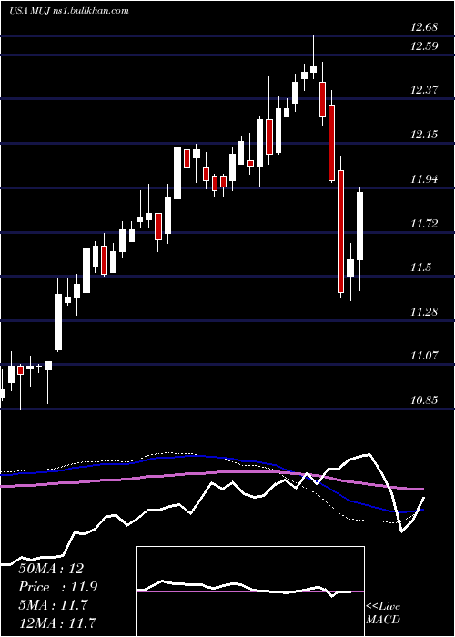  weekly chart BlackrockMuniholdings