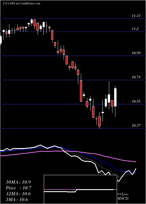  Daily chart BlackrockMuniyield