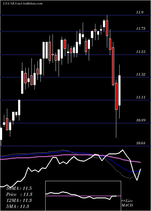  weekly chart NuveenAmt