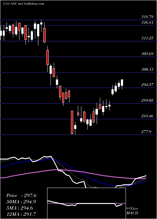  Daily chart NorfolkSouther