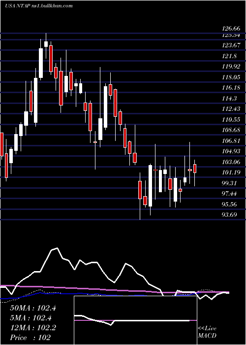  weekly chart NetappInc