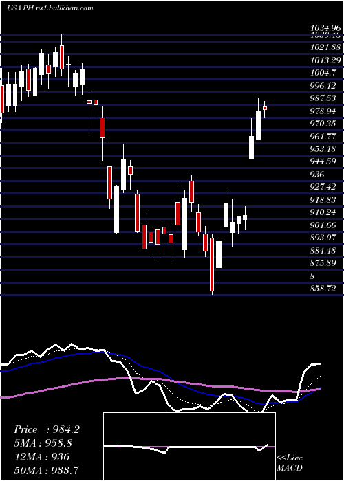  Daily chart ParkerHannifin