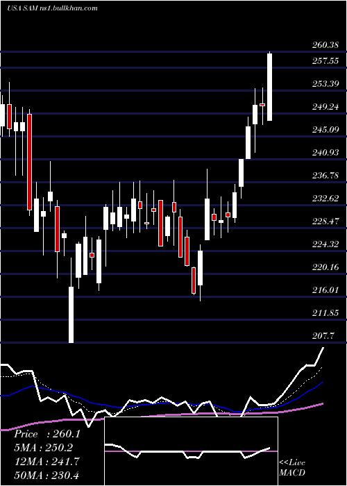  Daily chart BostonBeer