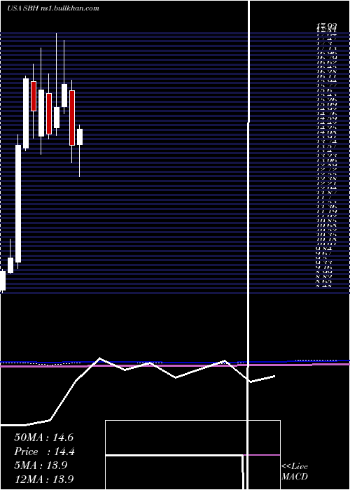  monthly chart SallyBeauty