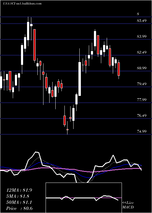  Daily chart ServiceCorporation