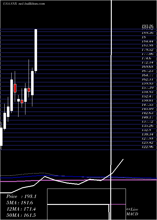  monthly chart SynnexCorporation
