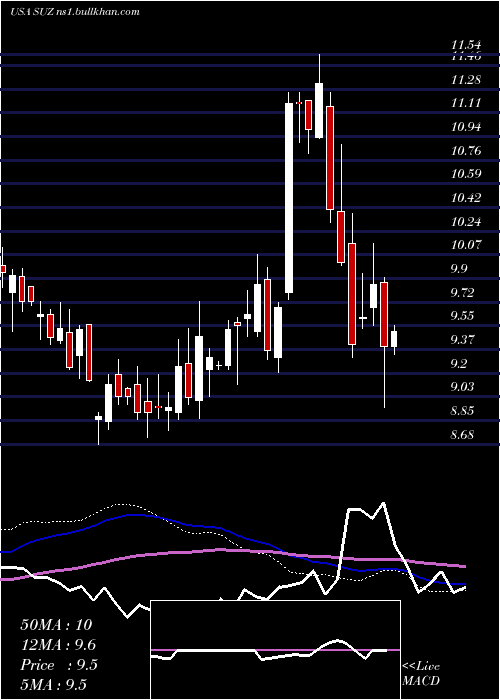  weekly chart SuzanoPapel