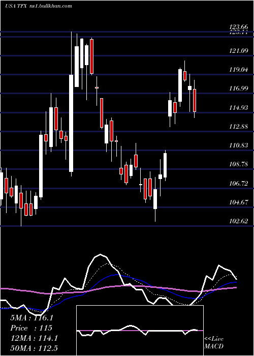  Daily chart TeleflexIncorporated
