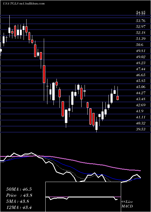  Daily chart TecnoglassInc