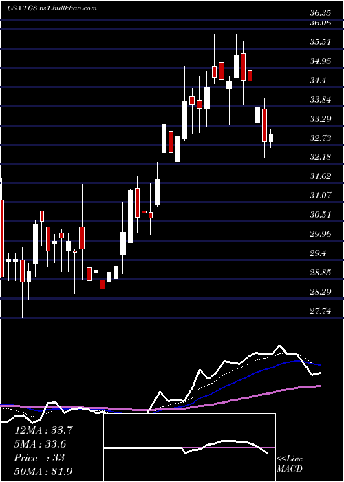  Daily chart TransportadoraDe