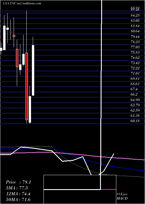  monthly chart TennantCompany