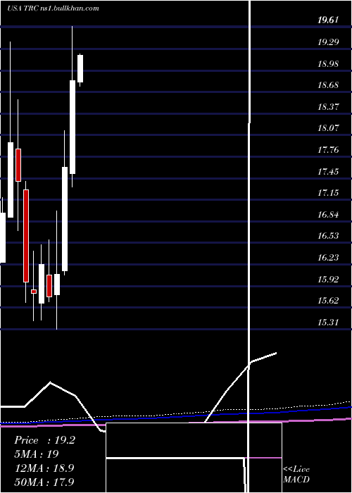  monthly chart TejonRanch