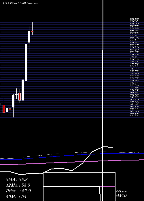  monthly chart TenarisS