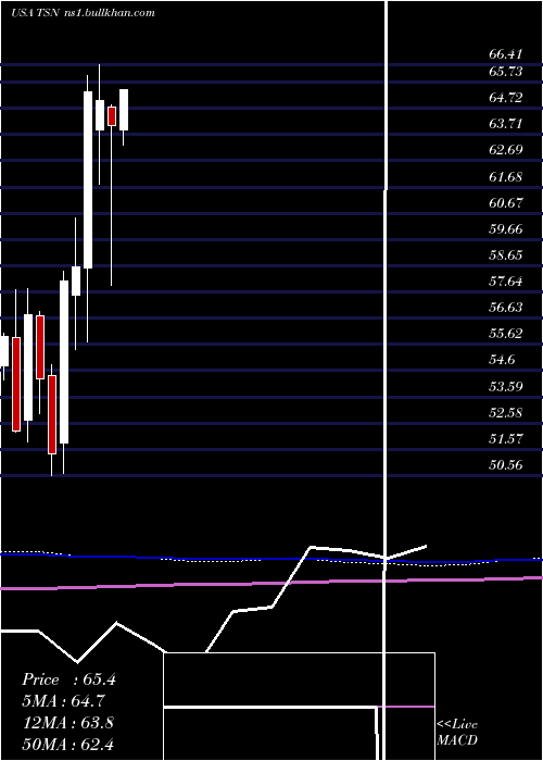  monthly chart TysonFoods