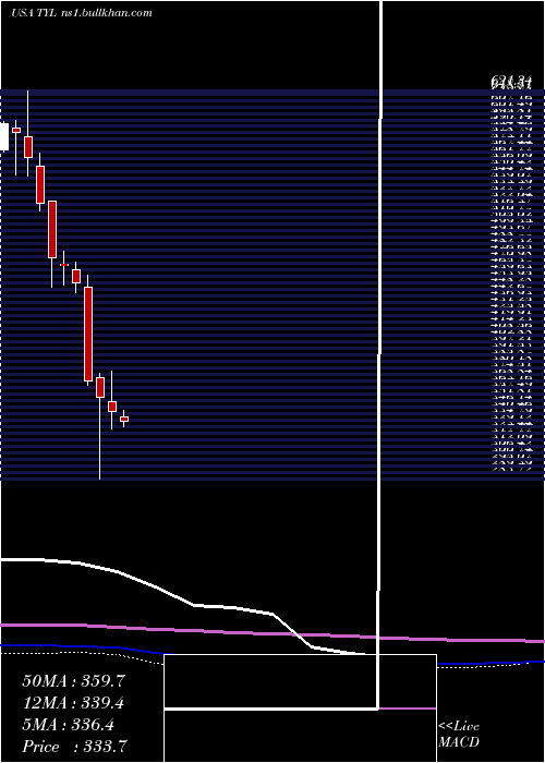  monthly chart TylerTechnologies