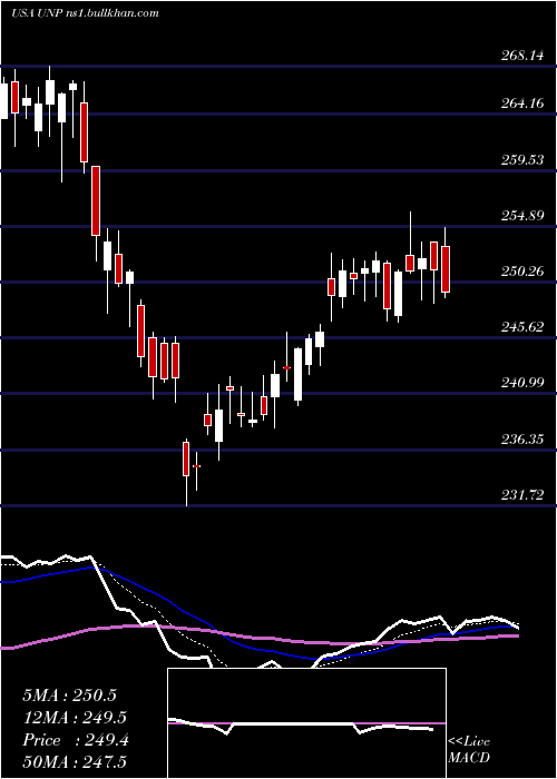  Daily chart UnionPacific