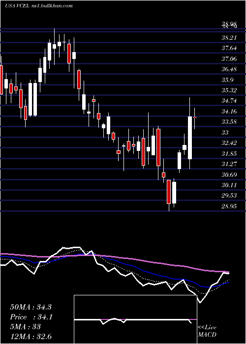  Daily chart VericelCorporation