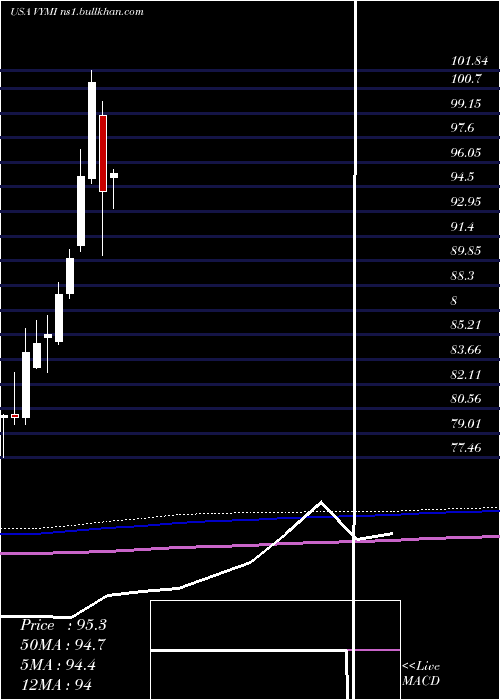  monthly chart VanguardInternational