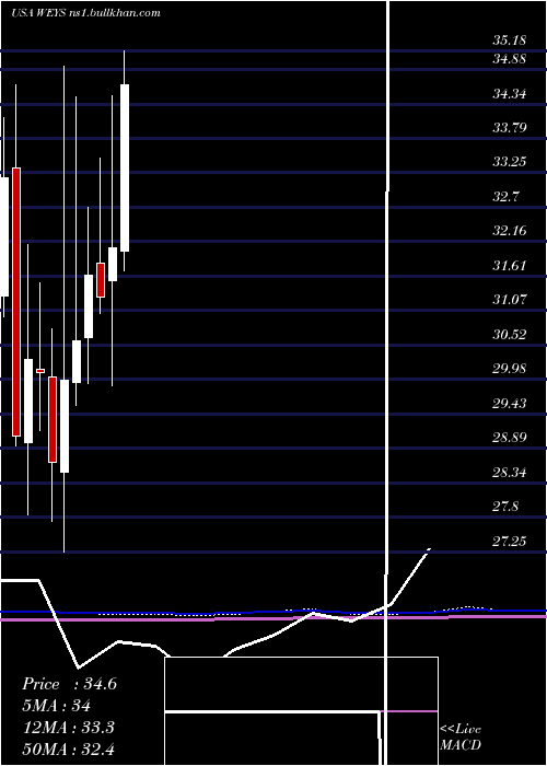  monthly chart WeycoGroup