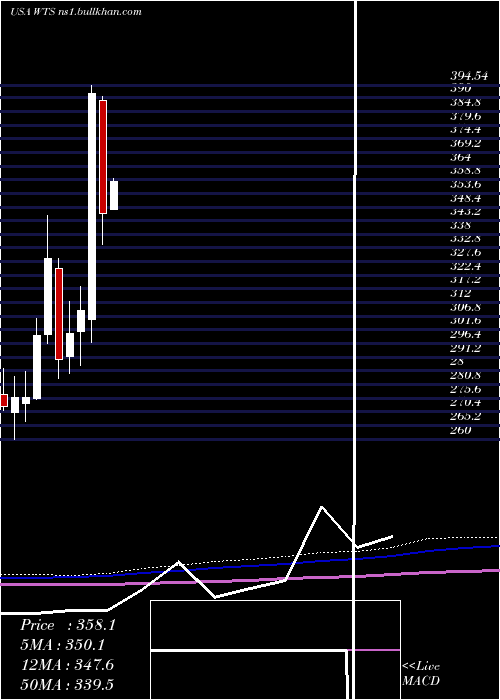  monthly chart WattsWater